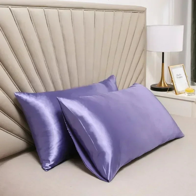 Mulberry Silk Pillowcase Smooth Soft Natural Silk Pillow Cover with Envelope Closure Breathable Bedding for Bedroom | Guest Room