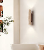 Japandi Travertine Wall Light LED Light With Up And Down Glow