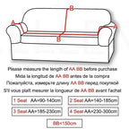Velvet Stretch Sofa Cover Elastic Non-Slip Plush Couch Slipcover Soft Machine Washable Furniture Protector for Living Room
