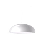 Italian Design Dome Pendant Light With Wide Curved Shade