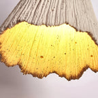 Cream Wabi-Sabi Cement Pendant Light With E27 LED Light