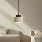 Nordic Travertine Pendant Light With Natural Stone Shade