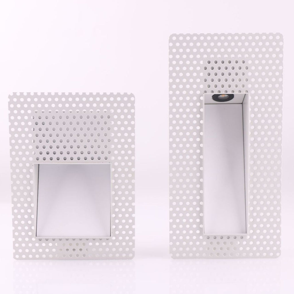 Frameless LED Sensor Wall Light With Perforated Panel Design