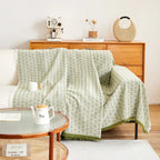 Extra Large Reversible Sofa Cover Soft Washable Woven Sofa Throw with Tassel Fringe for High Back Sofas and Large Couches