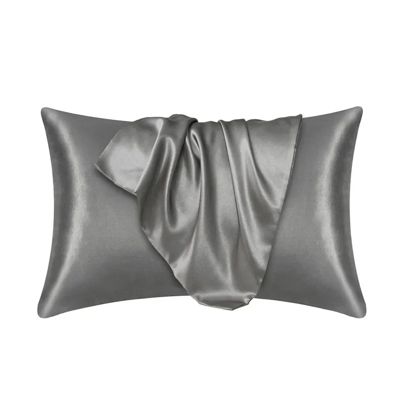 Mulberry Silk Pillowcase Smooth Soft Natural Silk Pillow Cover with Envelope Closure Breathable Bedding for Bedroom | Guest Room