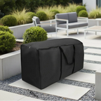 Water Repellent Garden Cushion Storage Bag Heavy Duty Oxford Fabric Zip Up Bag with Carry Handles for Patio Cushions | Christmas Tree and Covers