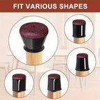 Silicone Chair Leg Floor Protectors Anti Scratch Furniture Leg Caps with Felt Bottom Quiet Chair Feet Covers for Hardwood | Laminate and Tile Floors