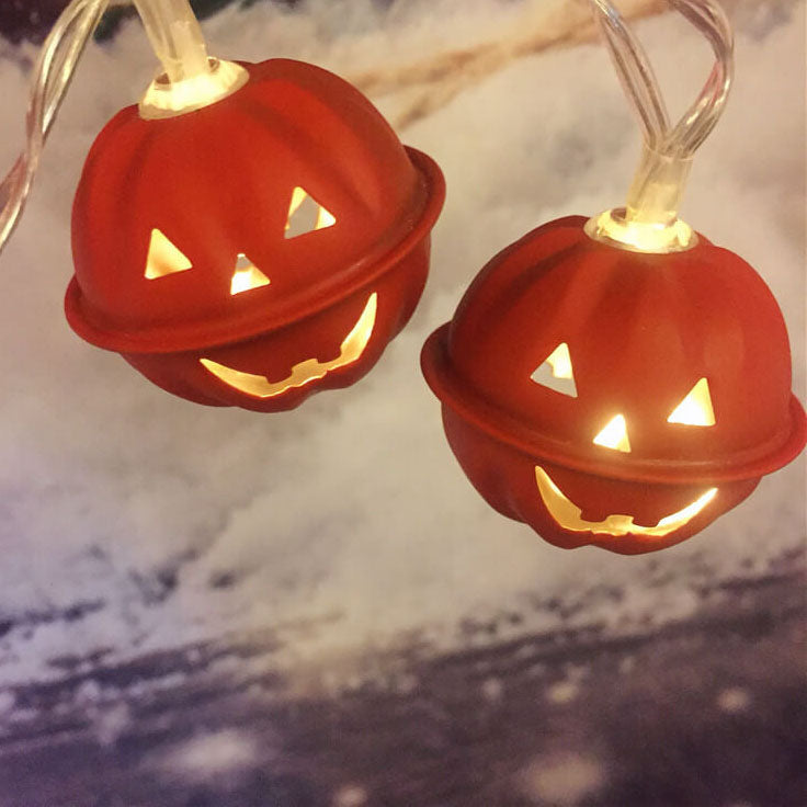 Halloween String Lights Battery Operated LED Fairy Lights with Themed Spooky Shades for Bedroom | Living Room and Party Decoration
