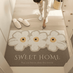Non-Slip Washable Entrance Door Mat Dirt Trapping PVC Coil Indoor Doormat Quick-Drying Hallway Mat for High-Traffic Areas