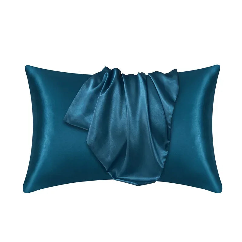 Mulberry Silk Pillowcase Smooth Soft Natural Silk Pillow Cover with Envelope Closure Breathable Bedding for Bedroom | Guest Room