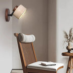 Travertine Stone LED Wall Light Sconce Hardwired with E27 Bulb for Reading