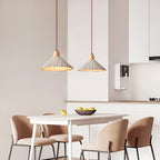 Cream Wabi-Sabi Cement Pendant Light With E27 LED Light