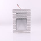 Frameless LED Sensor Wall Light With Perforated Panel Design