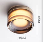 Modern Glass Wall Light With Adjustable LED Glow — Ashbury Home & Living