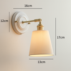 Vintage Ceramic Wall Light With Warm LED Glow — Ashbury Home & Living