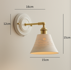 Vintage Ceramic Wall Light With Warm LED Glow — Ashbury Home & Living
