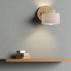 Travertine Stone LED Wall Light Sconce Hardwired with E27 Bulb for Reading