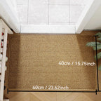 Faux Jute Doormat Non-Slip Rubber Backed Woven Entrance Mat Durable Indoor and Outdoor Door Mat for Front Door | Hallway and Balcony