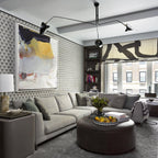 3-Arm Ceiling Light With Pivot Shades