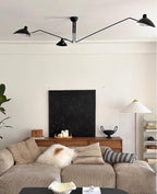 3-Arm Ceiling Light With Pivot Shades