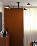 3-Arm Ceiling Light With Pivot Shades