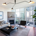 3-Arm Ceiling Light With Pivot Shades