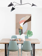3-Arm Ceiling Light With Pivot Shades