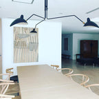 3-Arm Ceiling Light With Pivot Shades