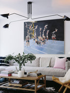 3-Arm Ceiling Light With Pivot Shades