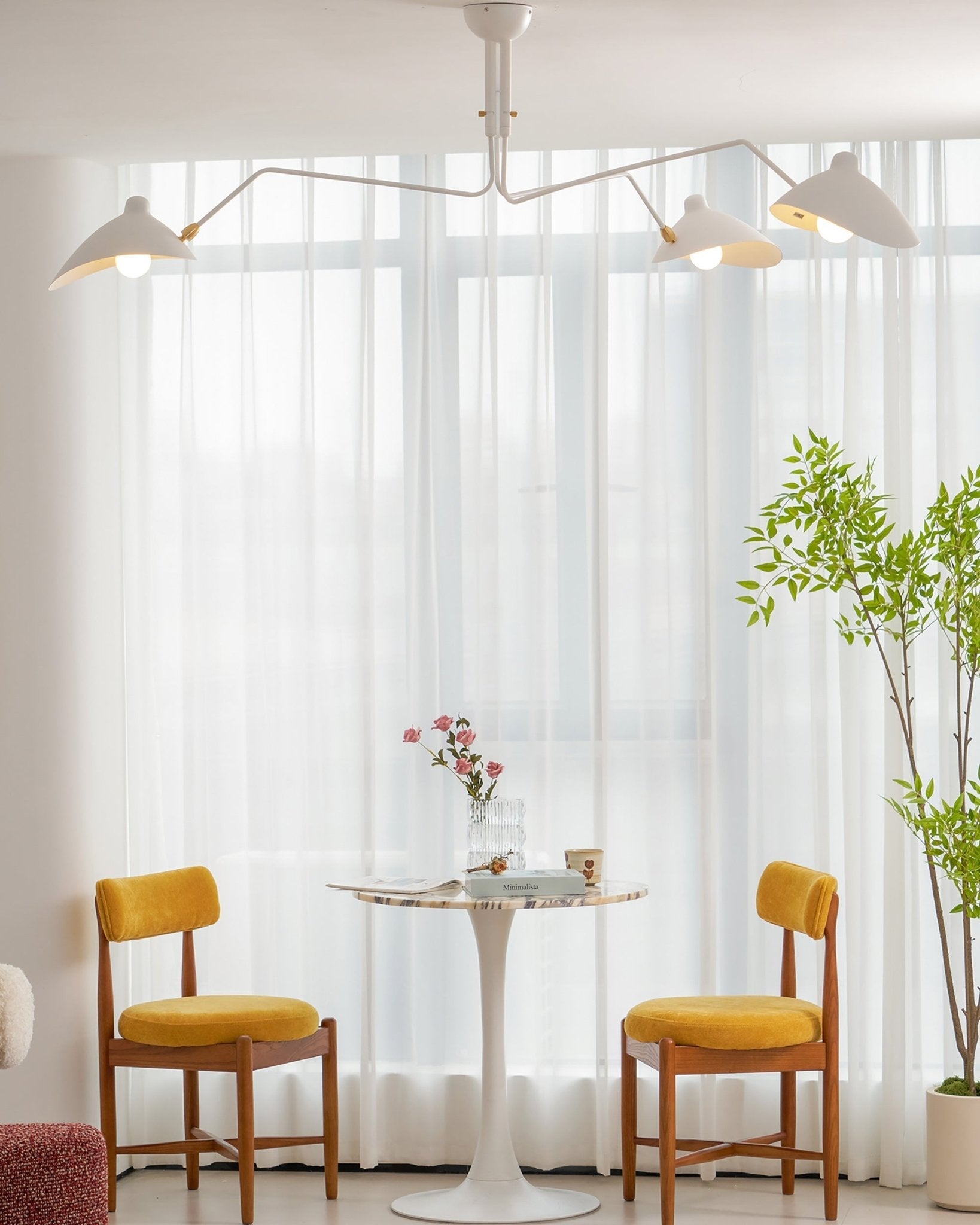 3-Arm Ceiling Light With Pivot Shades