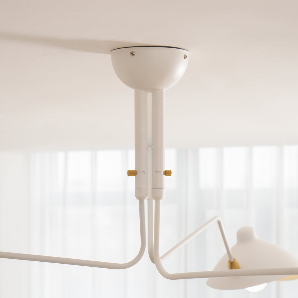 3-Arm Ceiling Light With Pivot Shades