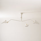 3-Arm Ceiling Light With Pivot Shades