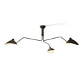 3-Arm Ceiling Light With Pivot Shades