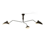 3-Arm Ceiling Light With Pivot Shades