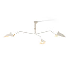 3-Arm Ceiling Light With Pivot Shades