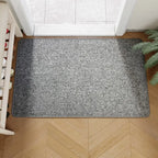 Faux Jute Doormat Non-Slip Rubber Backed Woven Entrance Mat Durable Indoor and Outdoor Door Mat for Front Door | Hallway and Balcony
