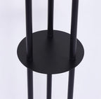Modern 3-Light LED Floor Lamp With Tall Tube Shades