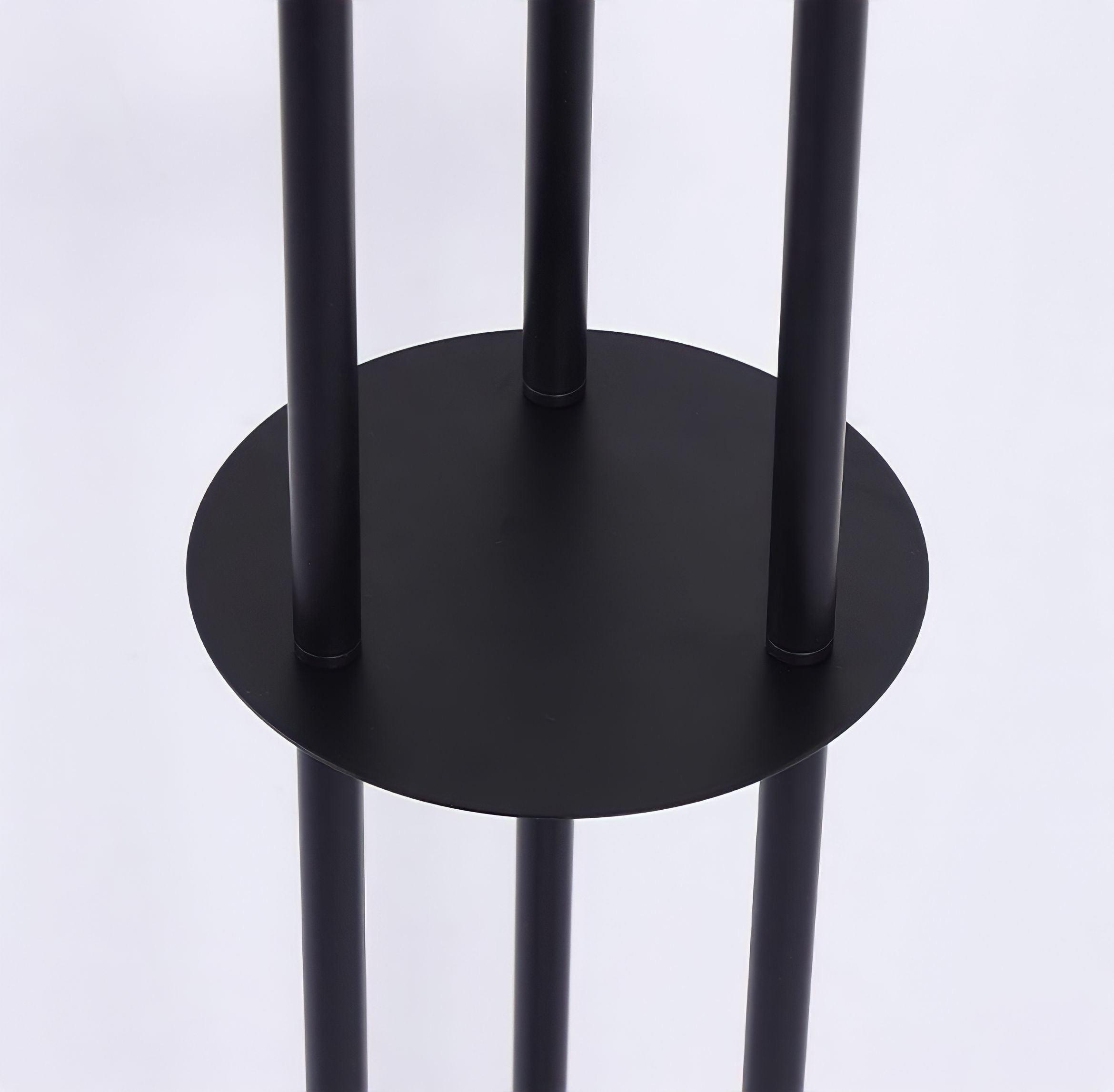 Modern 3-Light LED Floor Lamp With Tall Tube Shades