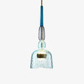 Coloured Glass Multi Pendant Lights With LED Light