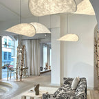 Minimalist Soft Shade Pendant Lights With Diffused Glow