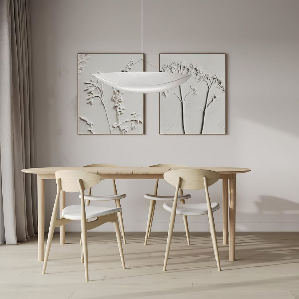 Minimalist Soft Shade Pendant Lights With Diffused Glow
