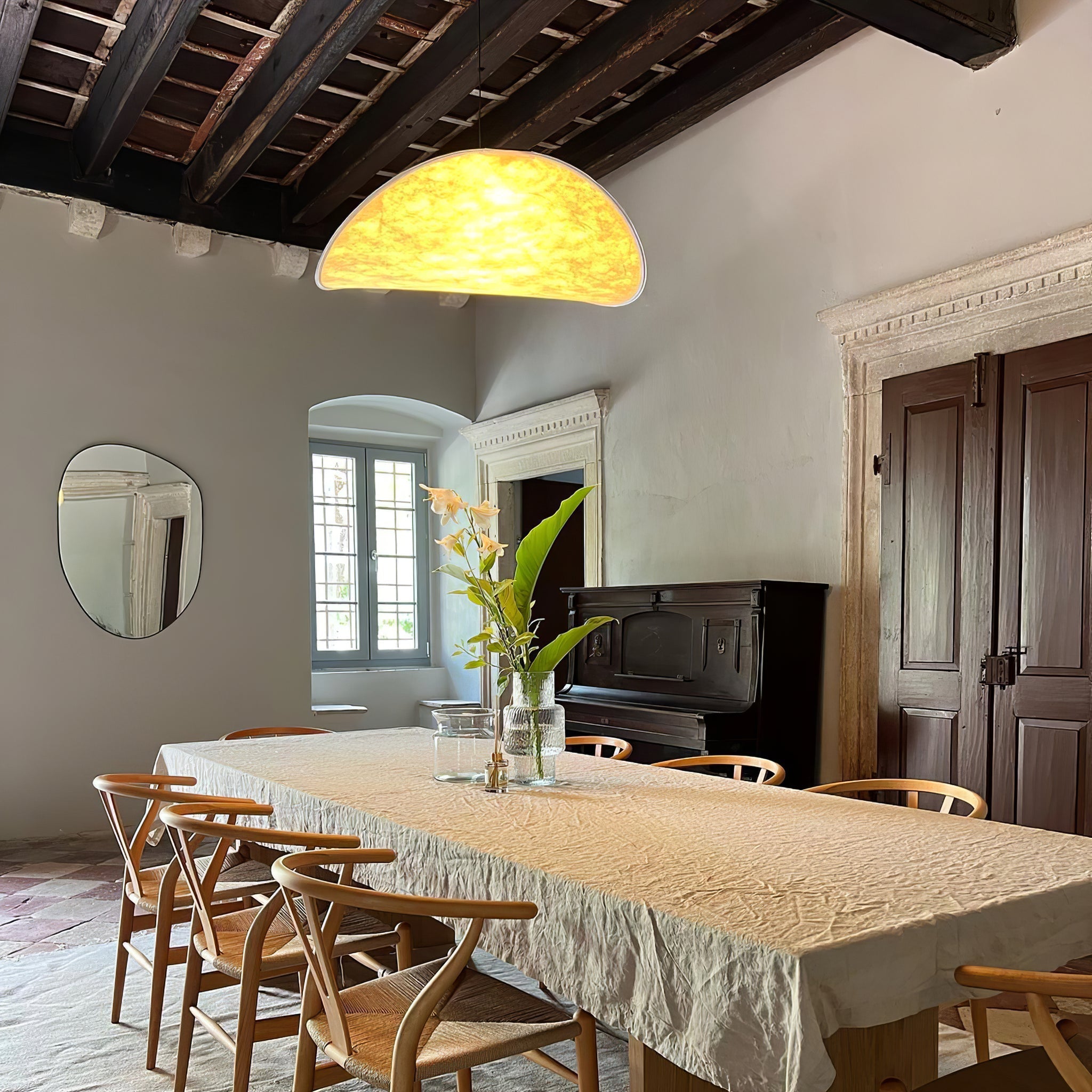 Minimalist Soft Shade Pendant Lights With Diffused Glow