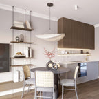 Minimalist Soft Shade Pendant Lights With Diffused Glow