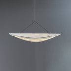Minimalist Soft Shade Pendant Lights With Diffused Glow