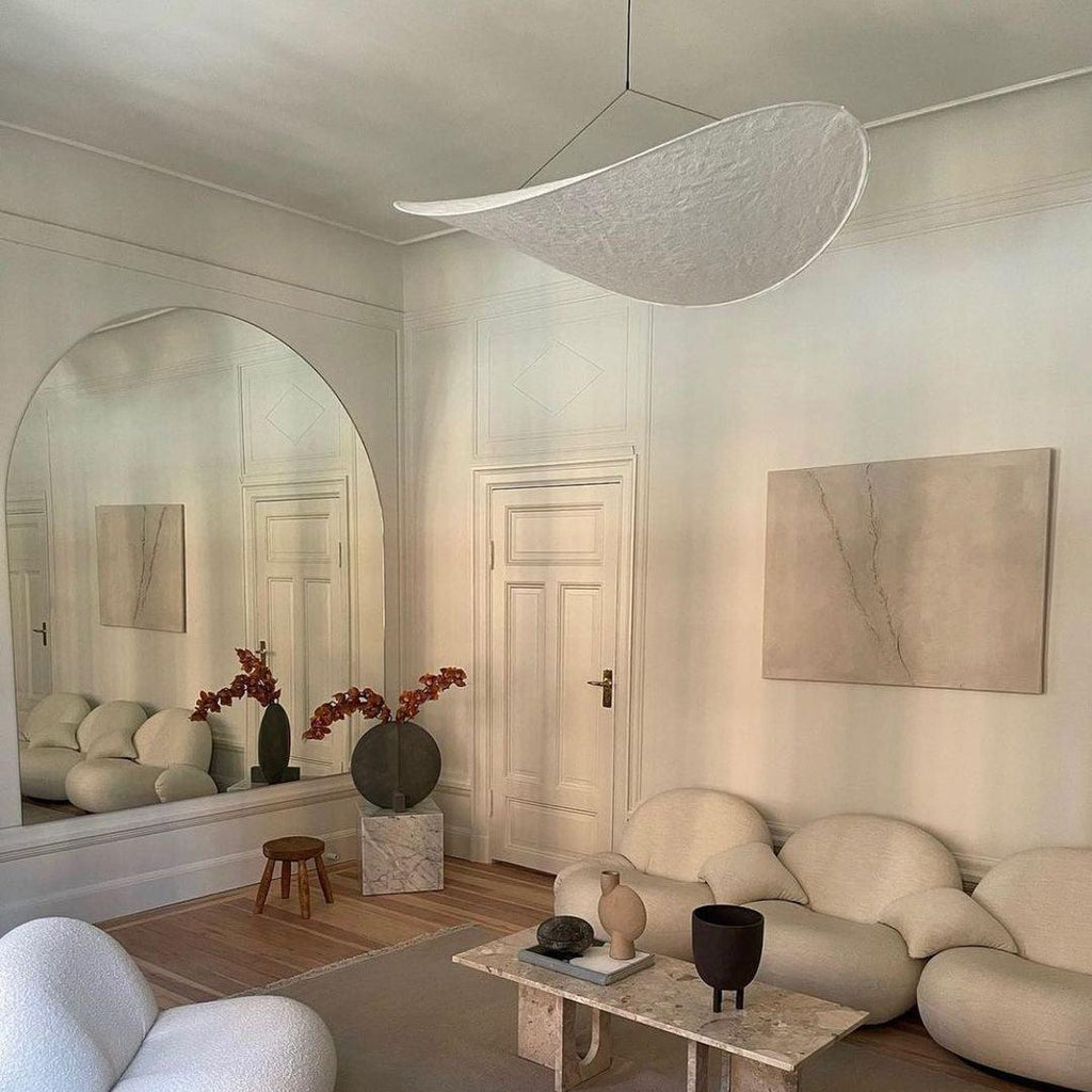 Minimalist Soft Shade Pendant Lights With Diffused Glow