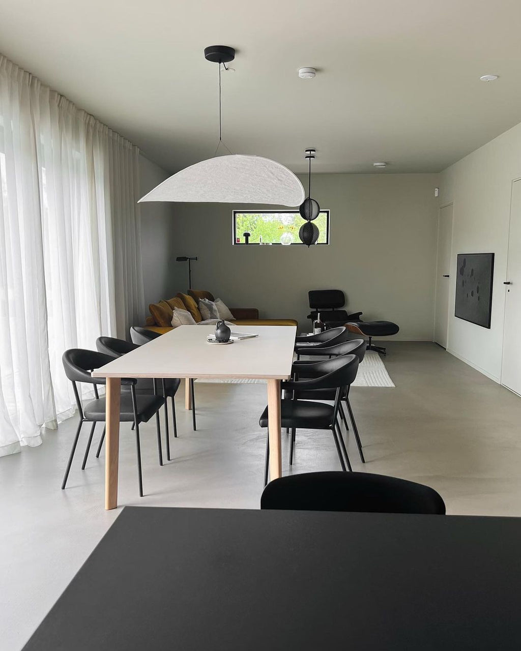 Minimalist Soft Shade Pendant Lights With Diffused Glow