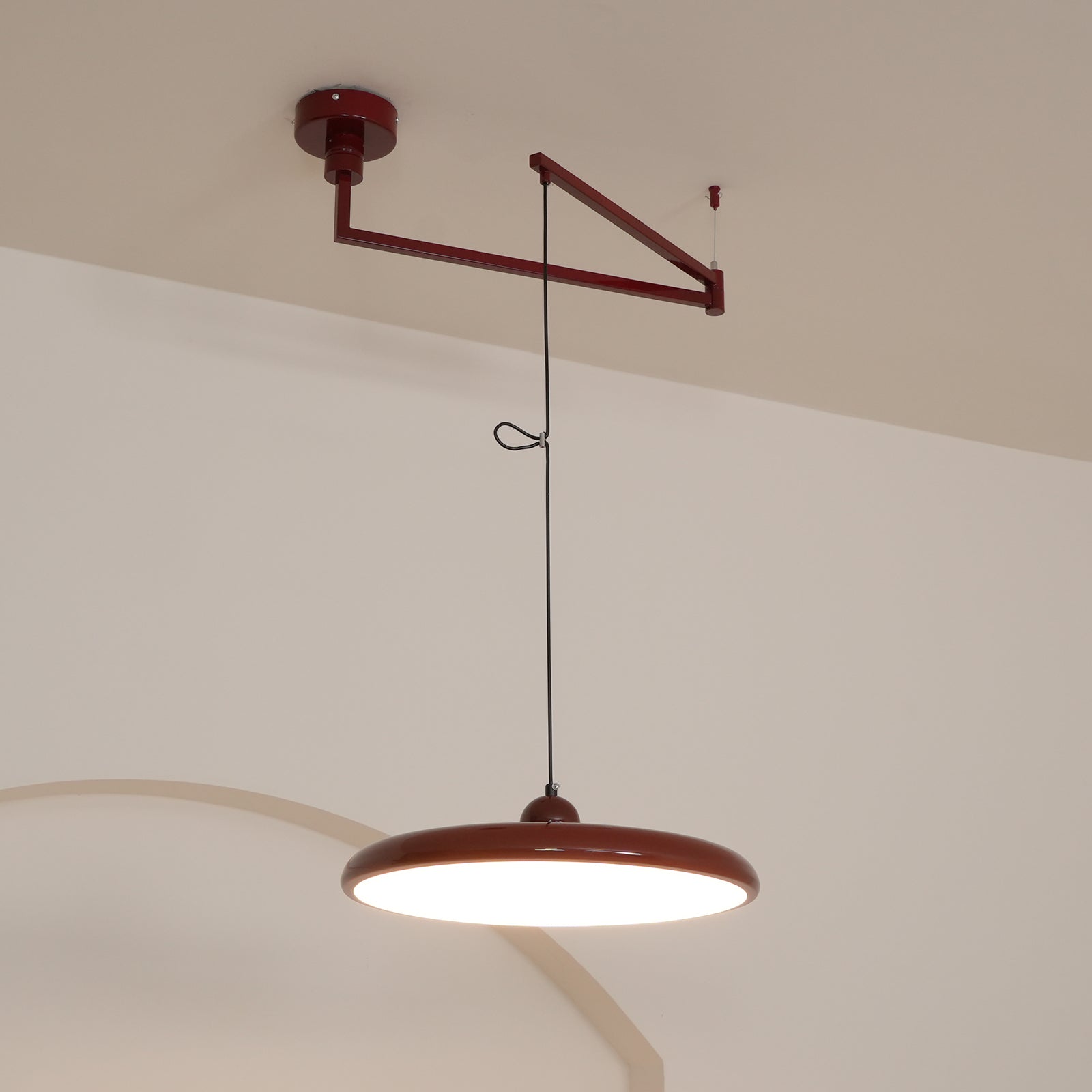 Adjustable Counterweight Swing Arm Pendant Lights