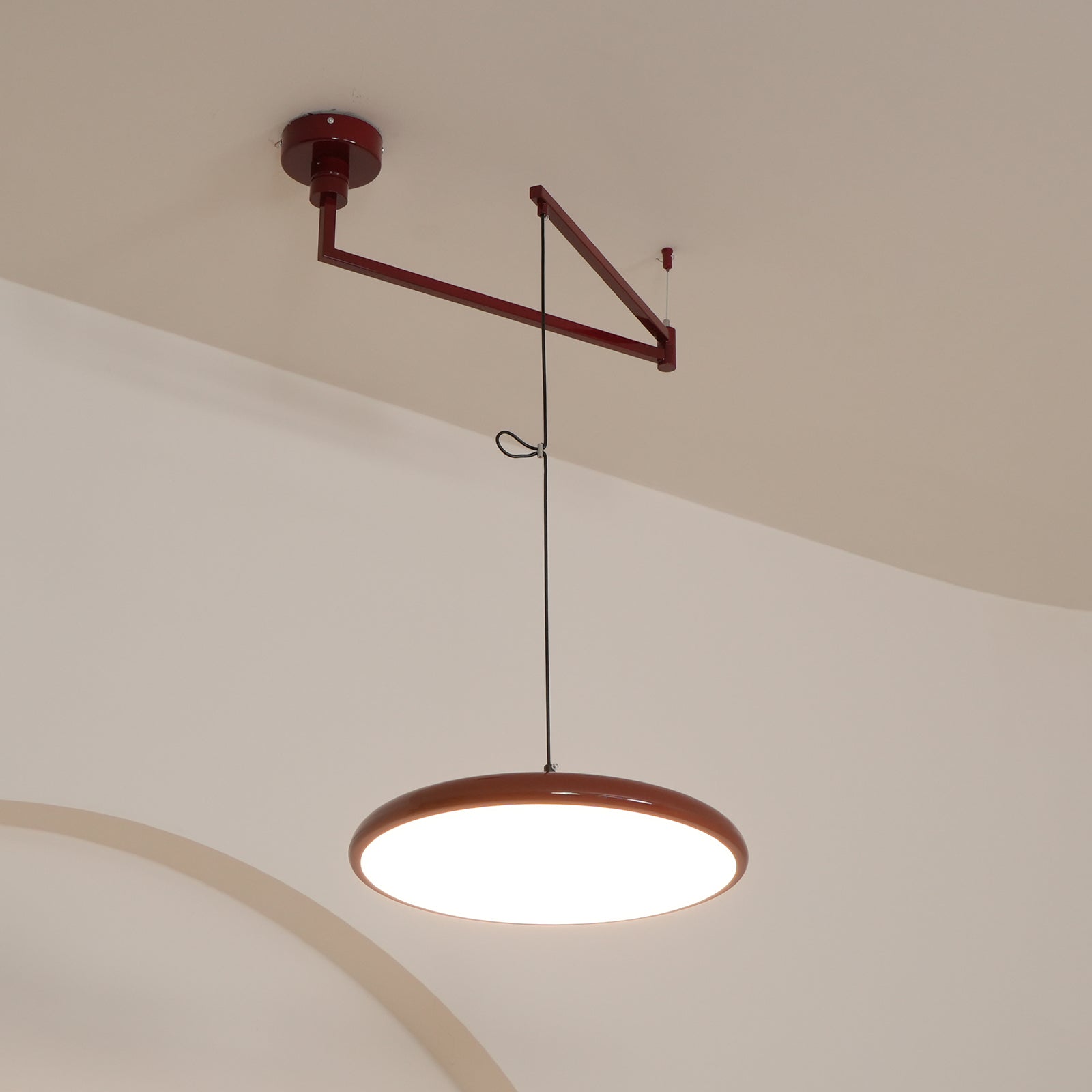 Adjustable Counterweight Swing Arm Pendant Lights