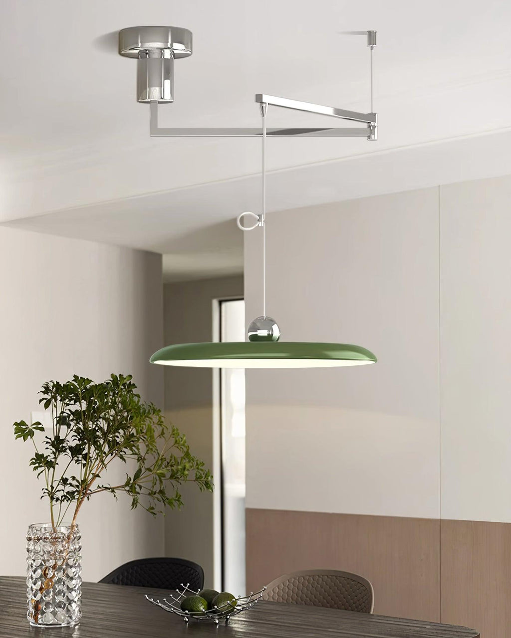Adjustable Counterweight Swing Arm Pendant Lights