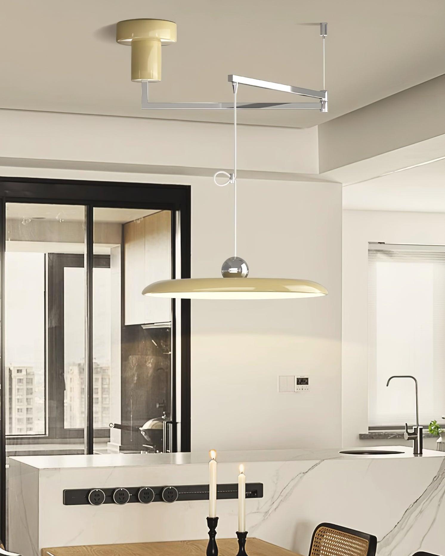 Adjustable Counterweight Swing Arm Pendant Lights